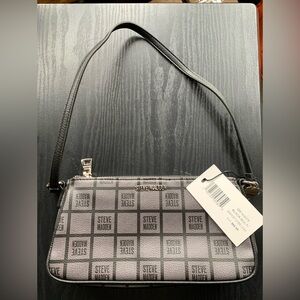 Steve Madden Black and Gray Women's Bag